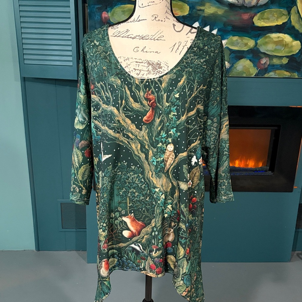 Mystical Woodland Print Tunic